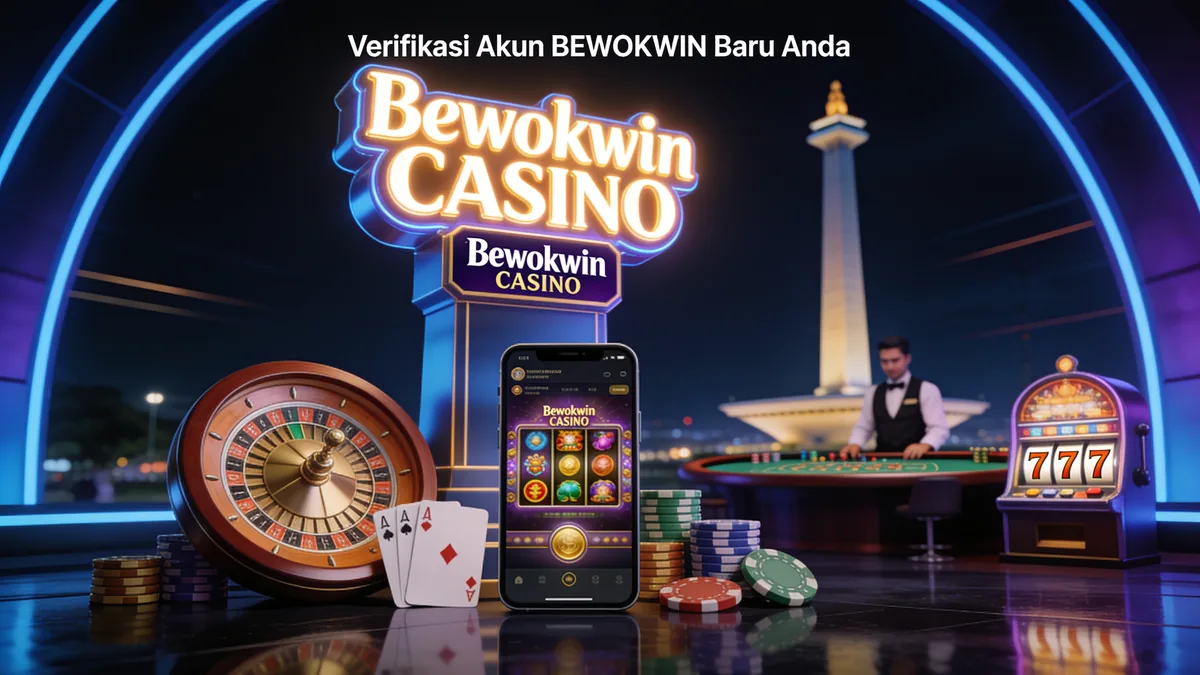 Verifikasi Akun BEWOKWIN Baru Anda untuk pemain di Indonesia